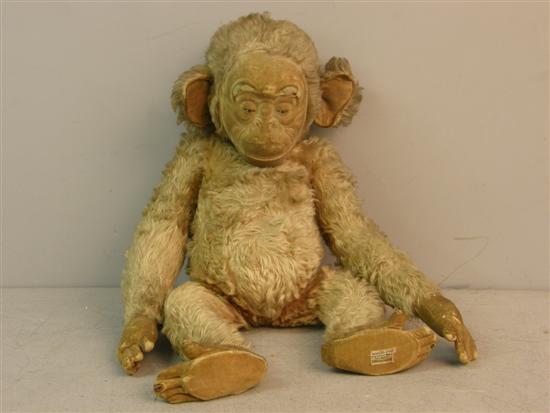 Appraisal: Merry Thought plush blond monkey h in