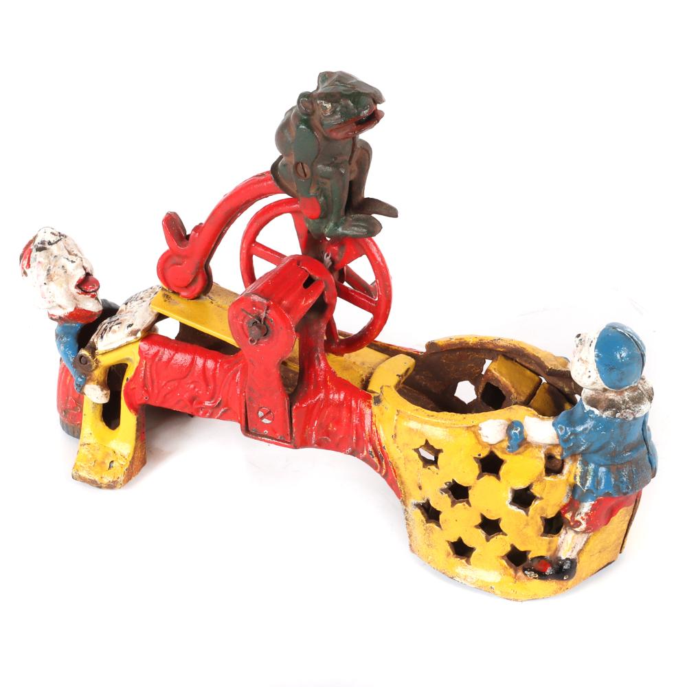 Appraisal: RARE MOTHER GOOSE CIRCUS PROFESSOR PUG FROG'S GREAT BICYCLE FEAT