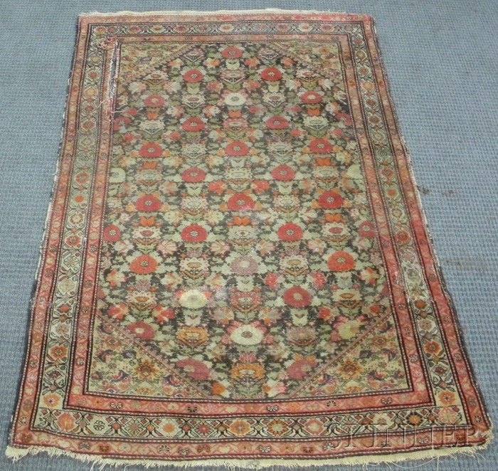 Appraisal: Malayer Rug Northwest Persia th- th century ft x ft