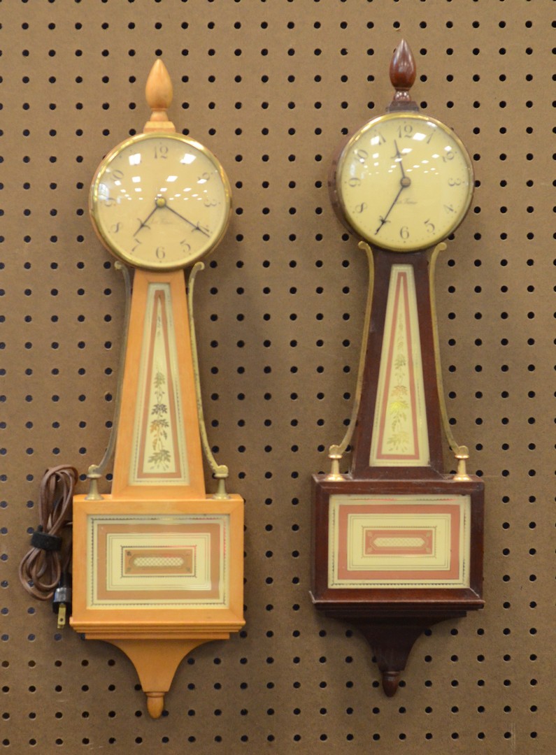 Appraisal: Seth Thomas electric banjo clocks high