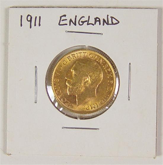 Appraisal: Gold Sovereign Great Britain AU grade