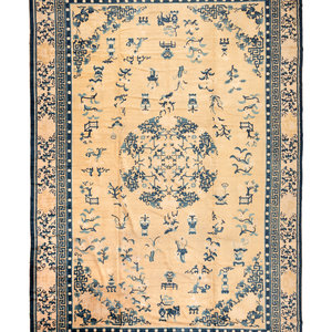 Appraisal: A Ningxia Wool Rug Northern China Early th Century feet