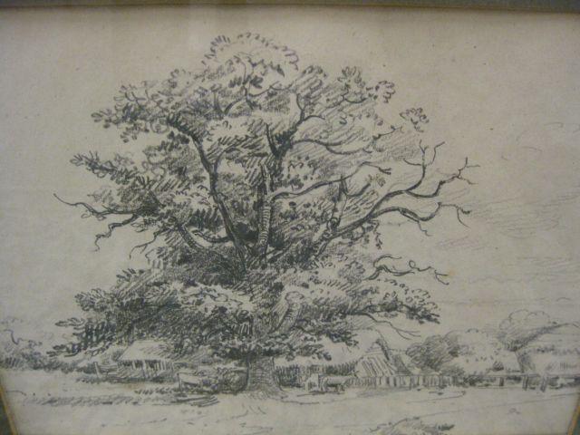 Appraisal: David Charles Reed Pencil Drawing landscape image area x born