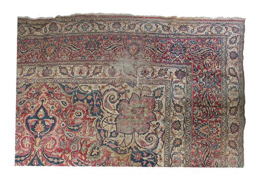 Appraisal: ORIENTAL RUG First half- th century Room size Sarouk with