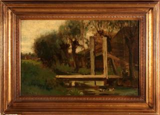 Appraisal: THEOPHILE EMILE ACHILLE DE BOCK - OIL ON Theophile De