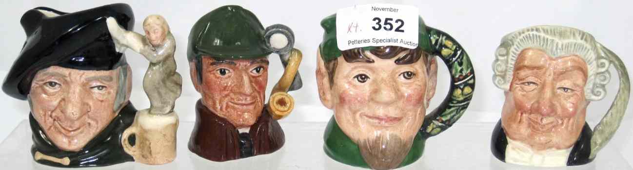 Appraisal: Royal Doulton Miniatures Elf D The Sleuth D The Lawyer