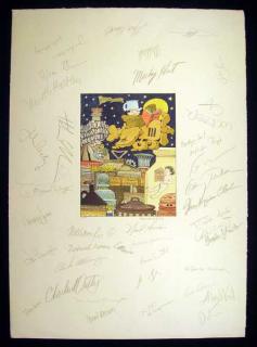 Appraisal: Maurice Sendak FREEDOM TO READ AUTOGRAPHED Artist Signed Poster Celebrity