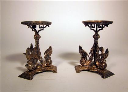 Appraisal: Pair of Neoclassical silver p late tazzaj dixon sons sheffield