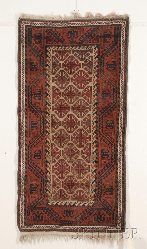 Appraisal: Baluch Rug Northeast Persia late th century ft x ft