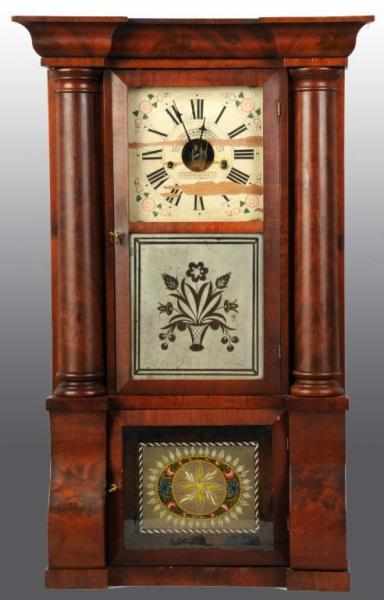 Appraisal: Time Strike Bristol Connecticut Shelf Clock Description With two weights