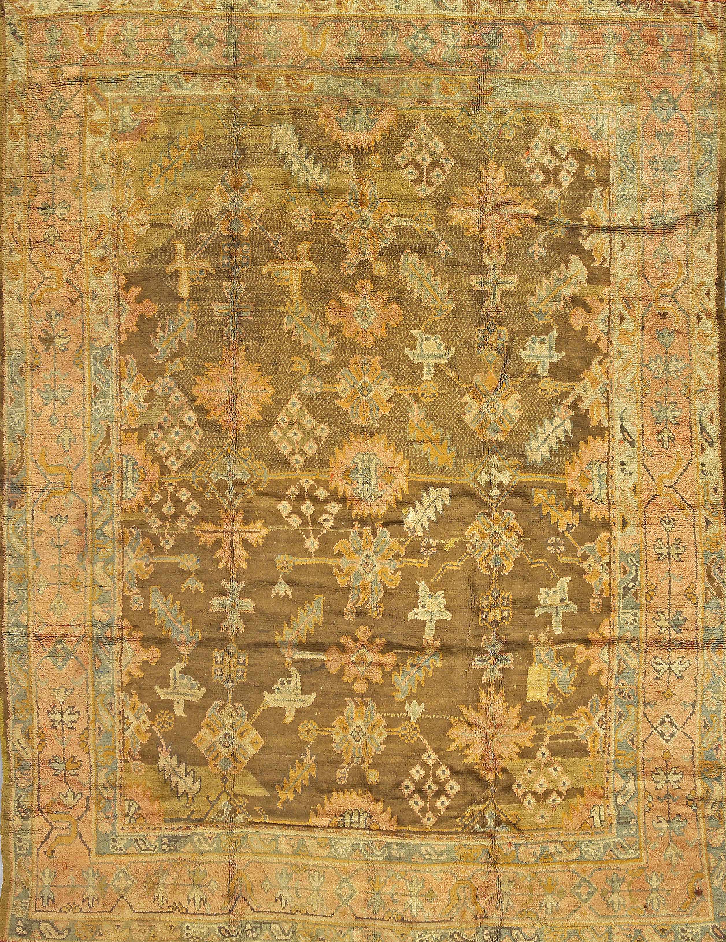 Appraisal: An Oushak carpet West Anatolialate th centurysize approximately ft in