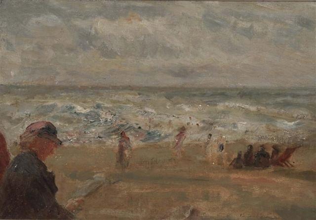 Appraisal: KATHLEEN BROWNE New Zealand - 'Bexhill-on-Sea' signed lower right and