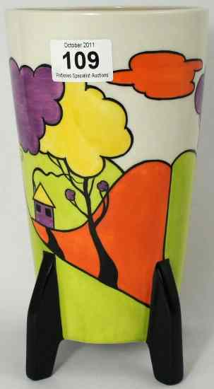 Appraisal: Lorna Bailey Old Ellgreave Pottery vase decorated in the Sparch