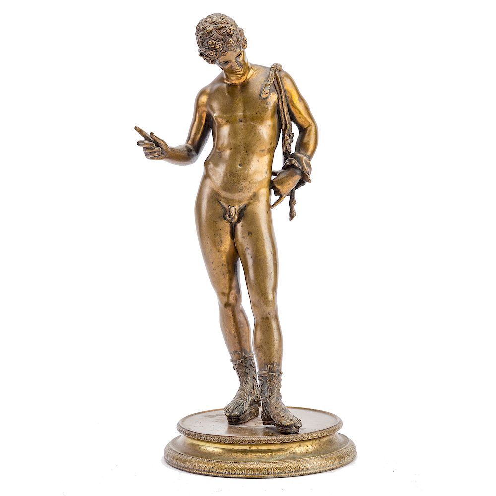 Appraisal: Continental bronze figure of Jason late th early th century