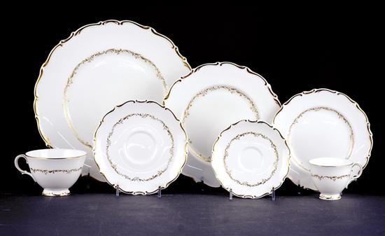 Appraisal: Royal Doulton dinner service Richelieu pattern consisting of plates Dia