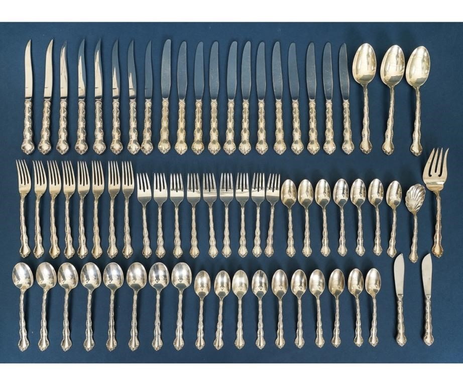 Appraisal: Sterling silver flatware service by Reed Barton in the Tara