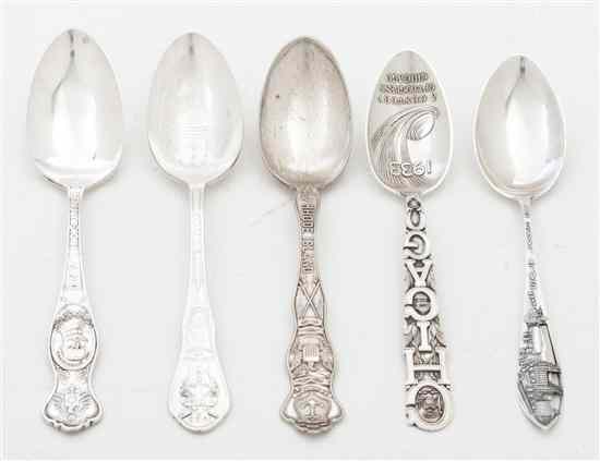 Appraisal: A Set of Twelve American Silverplate Century of Progress Spoons