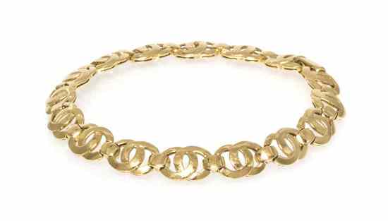 Appraisal: A Karat Yellow Gold Link Bracelet consisting of links in