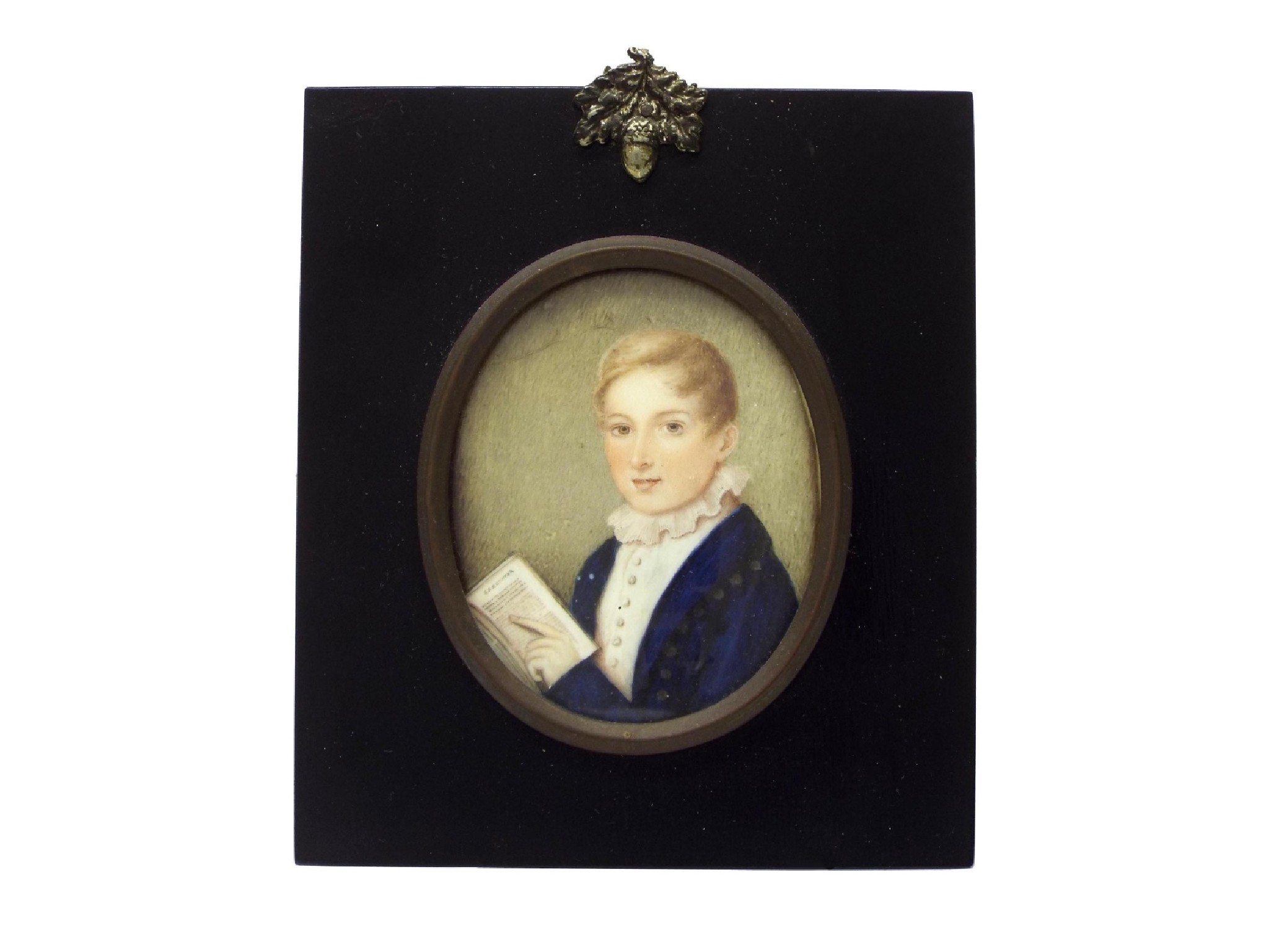 Appraisal: English School - half size portrait of a young boy