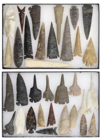 Appraisal: lot of Modern arrowheads projectile heads and more largest approx