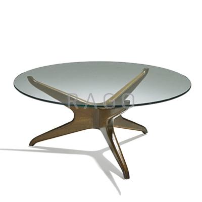 Appraisal: VLADIMIR KAGAN VLADIMIR KAGAN DESIGNS INC Trisymmetric coffee table New