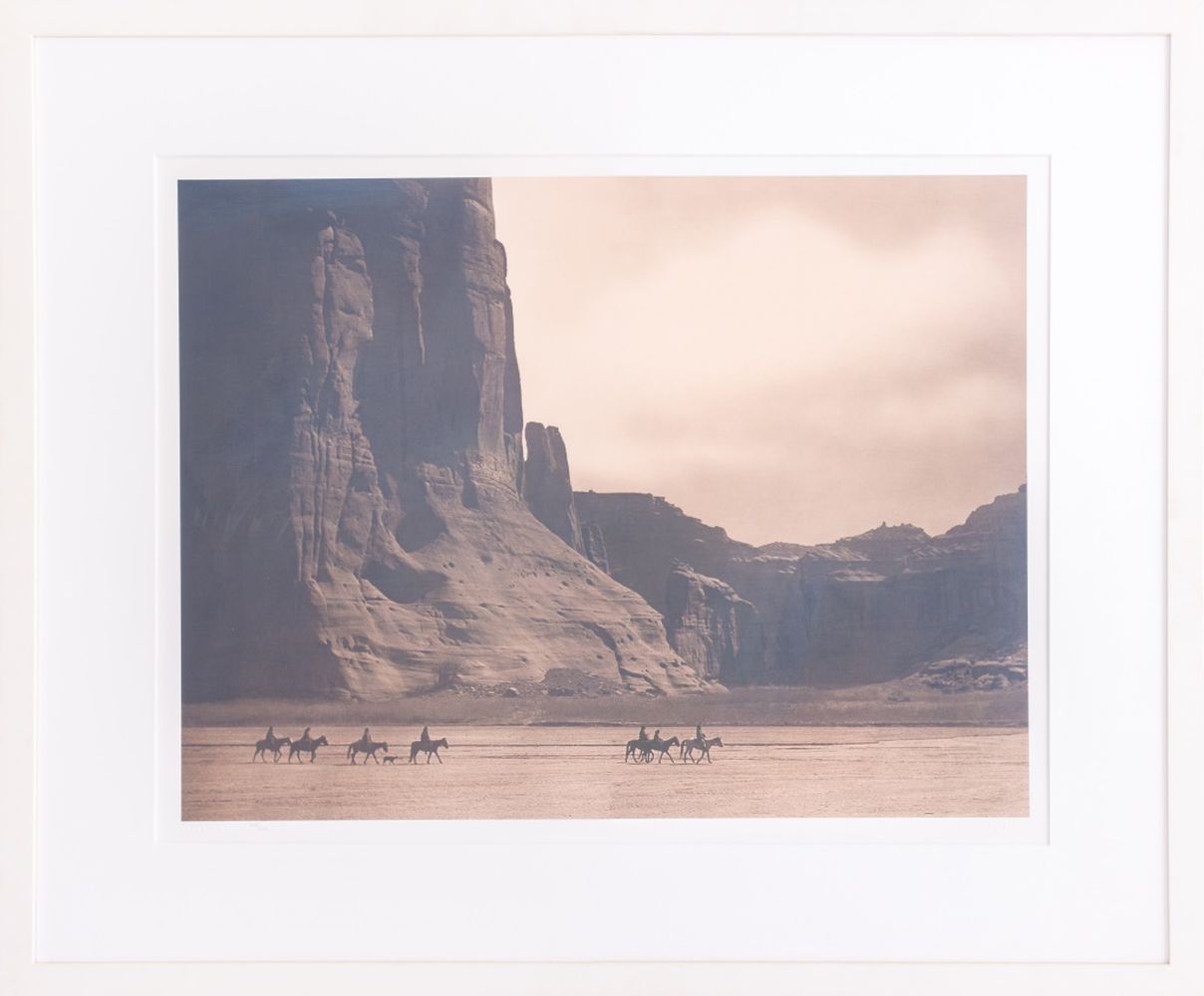 Appraisal: CURTIS CANYON DE CHELLY - NAVAHO PHOTOGRAPH Edward S Curtis