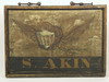 Appraisal: TRADE SIGN - Early American hand painted double sided trade