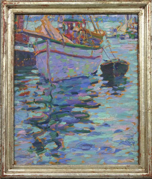 Appraisal: William B Hazelton American - Gloucester Harbor boats o b