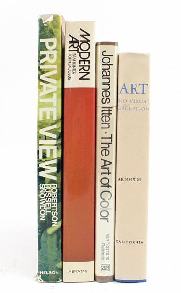 Appraisal: Art vols incl Itten Johannes The Art of Color NY