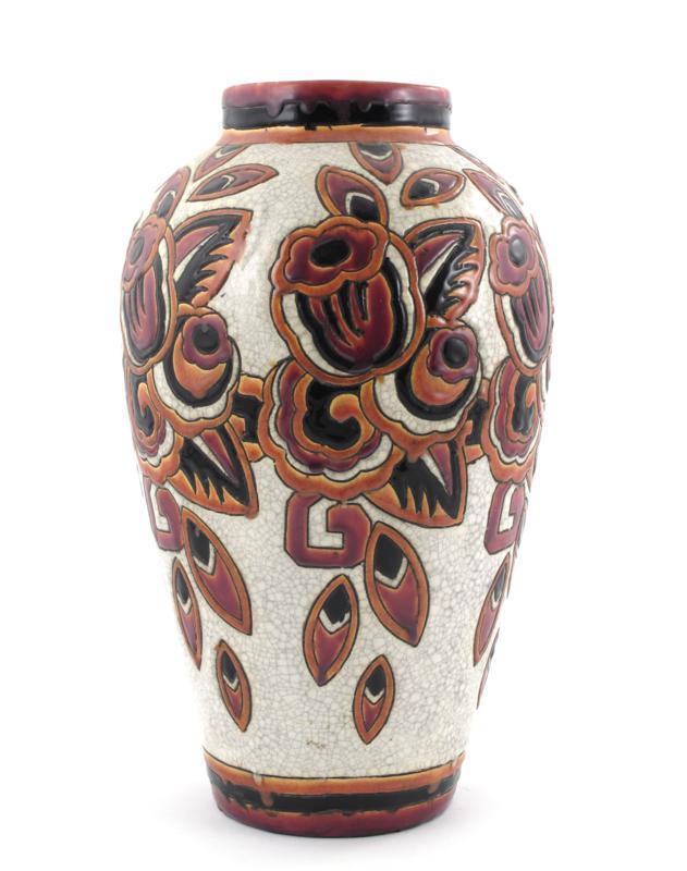 Appraisal: A Boch Freres pottery vase