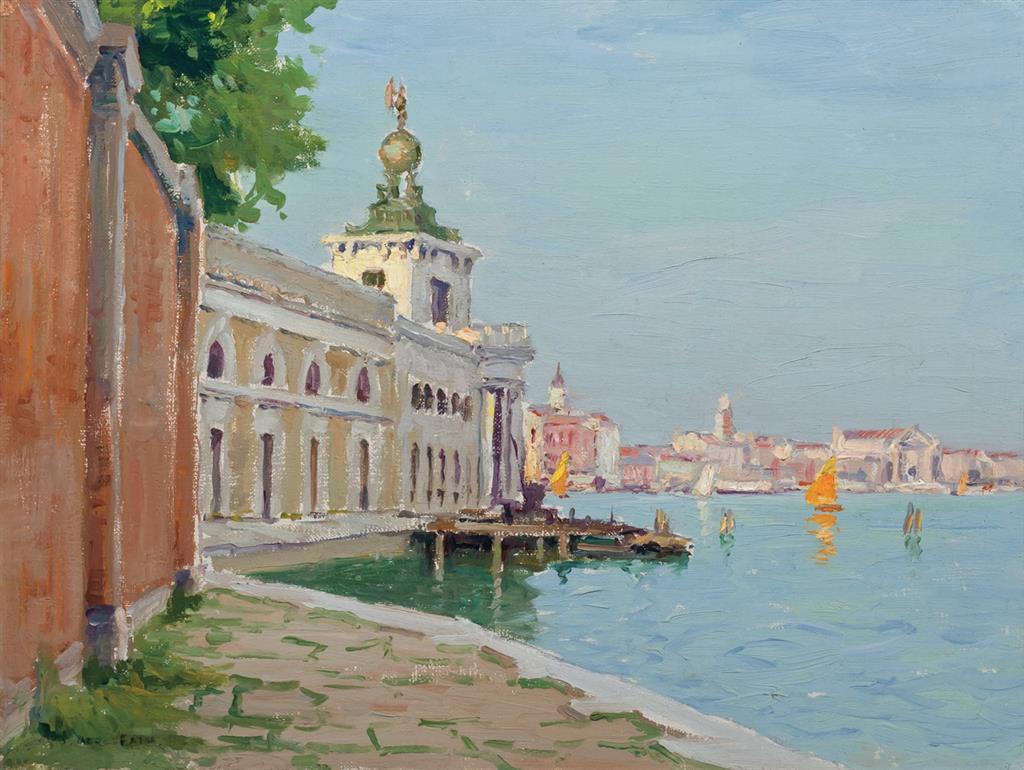 Appraisal: CHARLES WARREN EATON American - Canal in Venice oil on