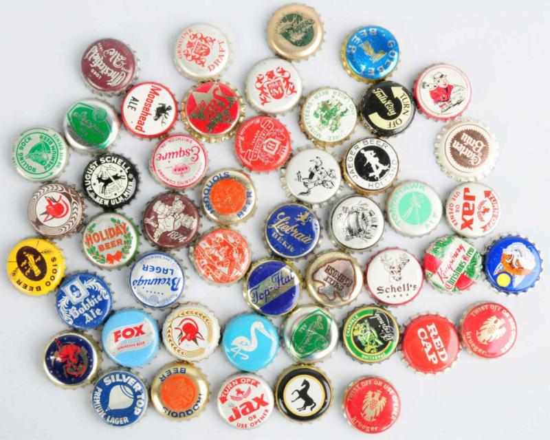 Appraisal: Lot of Assorted Beer Bottle Caps Some are cork-lined Condition