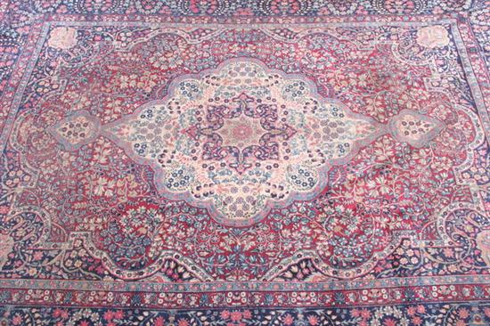 Appraisal: MASHAD RUG ft in x ft PROVENANCE Estate of Mary