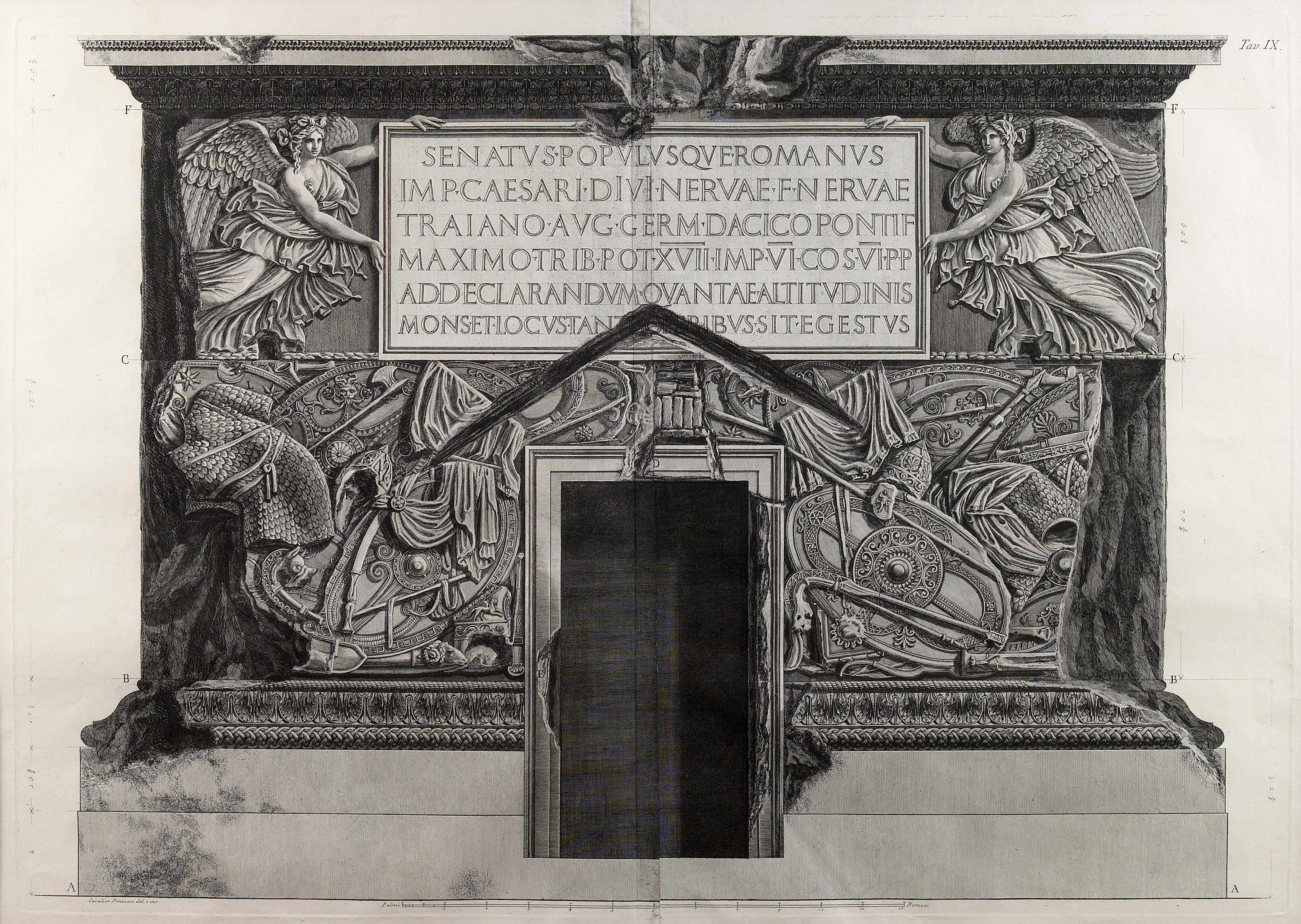 Appraisal: A group of five large double page etchings of sections