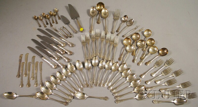 Appraisal: Towle French Provincial Sterling Silver Partial Flatware Service for Eight