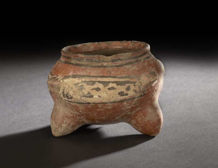 Appraisal: Pre-Columbian Terra Cotta Bowl in the Form of a Bird