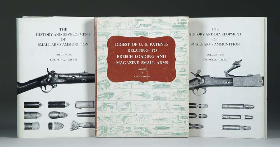 Appraisal: LOT OF BOOKS PERTAINING TO PATENTS FOR FIREARMS AND AMMUNITION