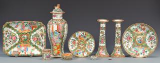 Appraisal: Assorted Rose Medallion Porcelain Assorted Chinese porcelain most in the