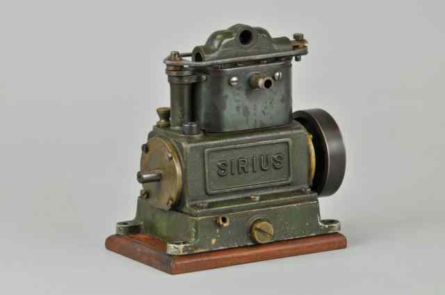 Appraisal: STUART SIRIUS STEAM ENGINE Live steam twin cylinder engine heavily