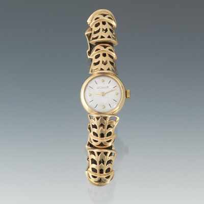 Appraisal: A Ladies' LeCoultre k Gold Wrist Watch k yellow gold