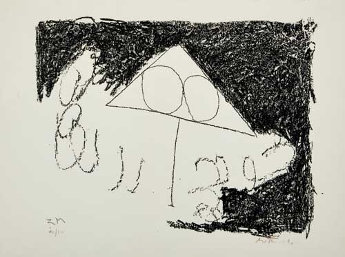 Appraisal: ROBERT MOTHERWELL Madrid Suite Number Lithograph - x mm x