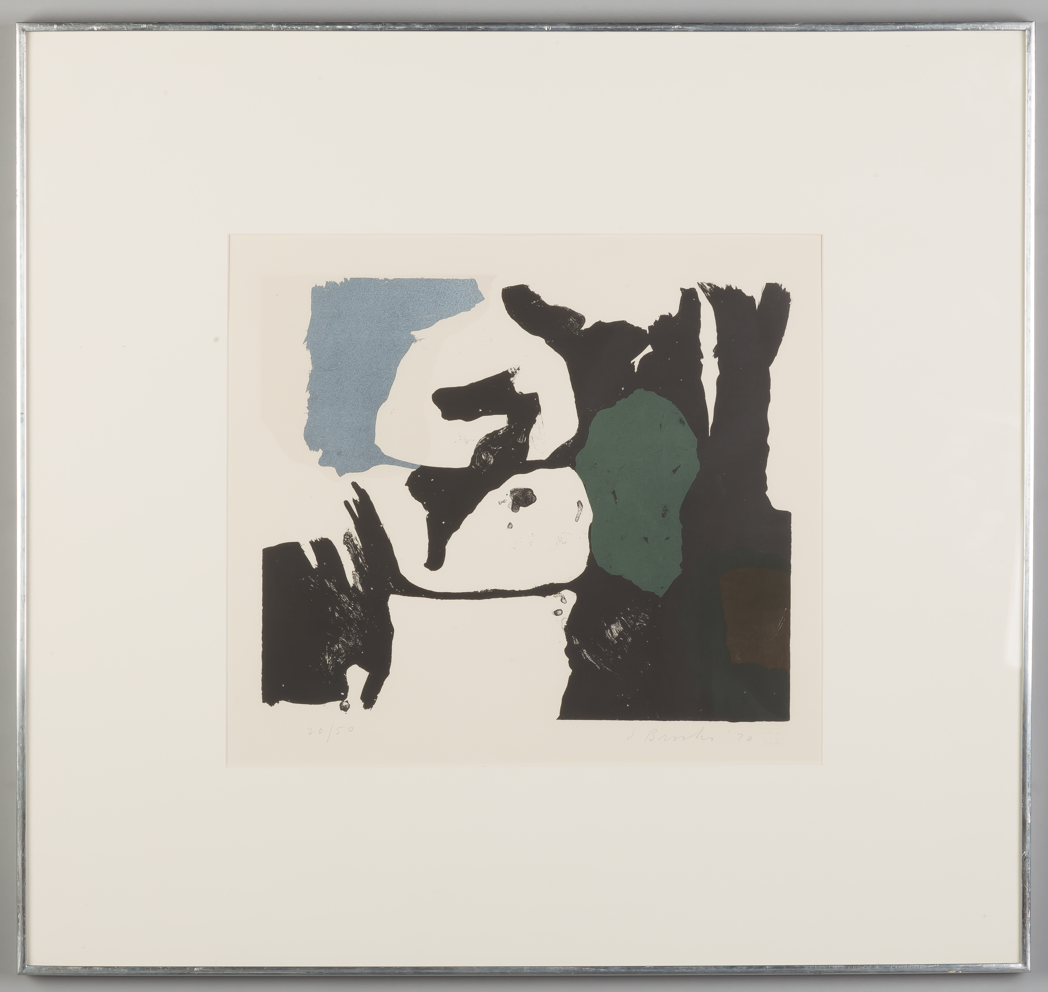 Appraisal: James Brooks American - Banter Signed and numbered in pencil