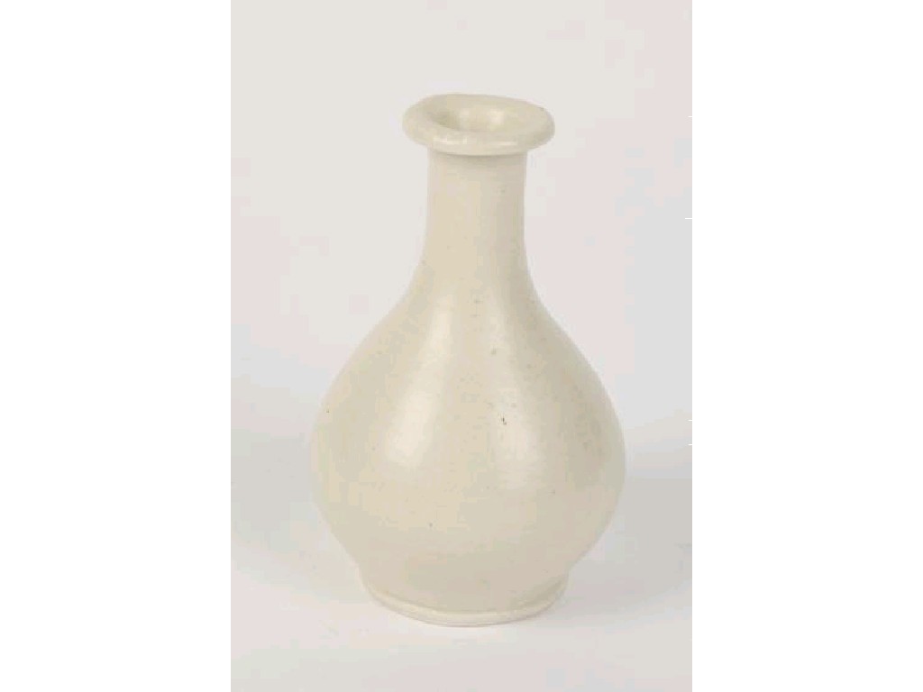 Appraisal: WILLIAM MARSHALL A SMALL PORCELAIN NARROW NECKED VASE with all