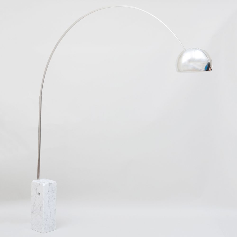 Appraisal: Pier Giacomo and Achille Castiglioni for Flos Chrome and Marble