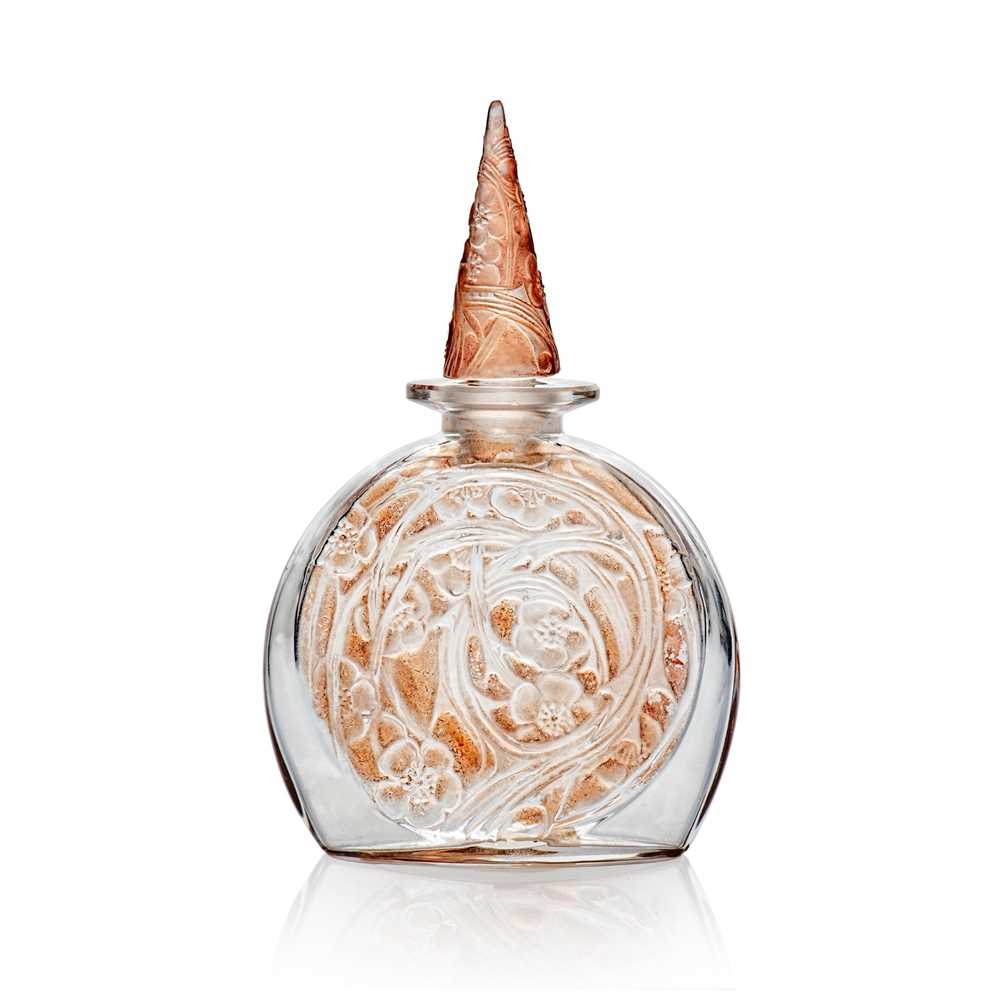 Appraisal: REN LALIQUE FRENCH - AMBRESIAM YAPANA FLEURS VIVES SCENT BOTTLE