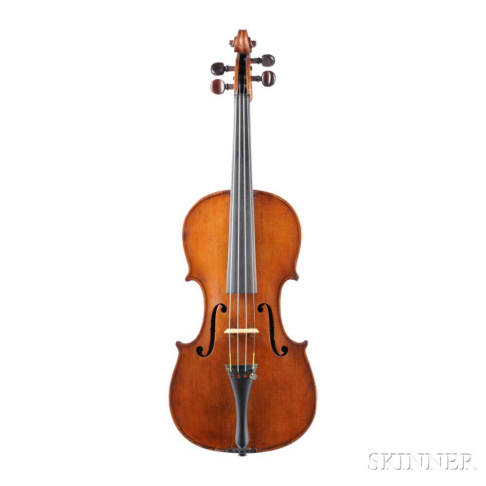 Appraisal: German Violin labeled COPY OF ANTONIUS STRADIUARIUS stamped on the