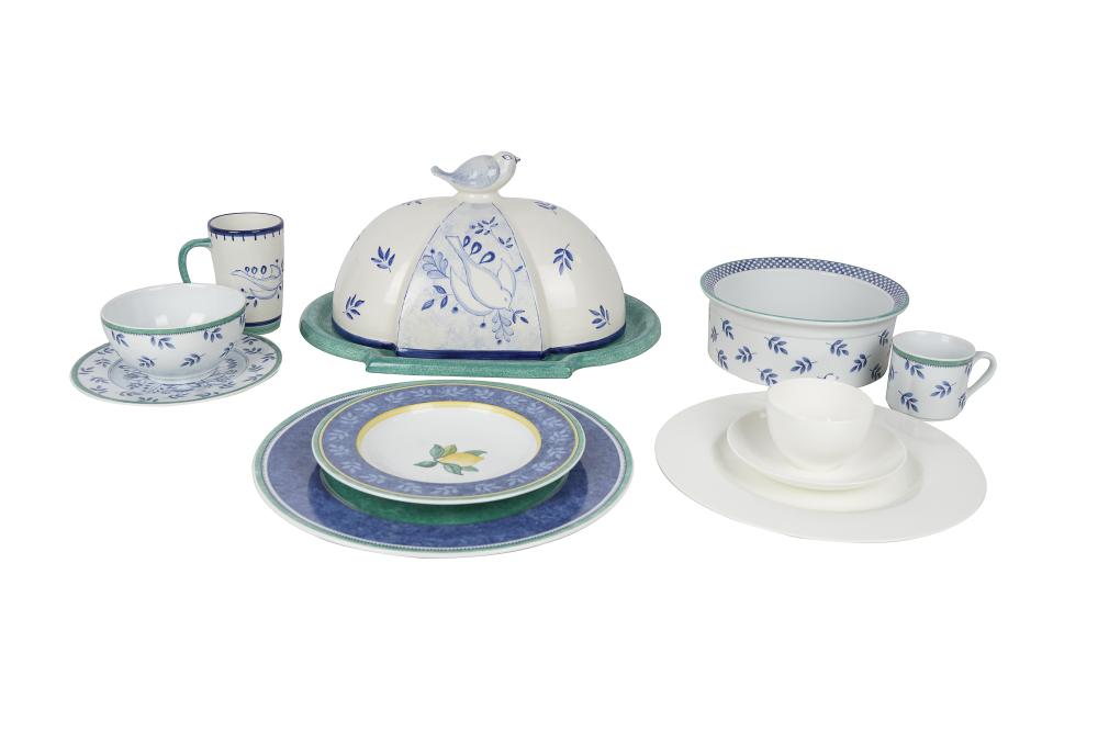 Appraisal: ASSEMBLED VILLEROY BOCH PORCELAIN SERVICEmarked Villeroy Boch various patterns Royal