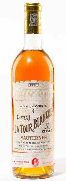 Appraisal: Chateau La Tour BlancheSauternes bottlets lbslRemoved from Mr Knott's large