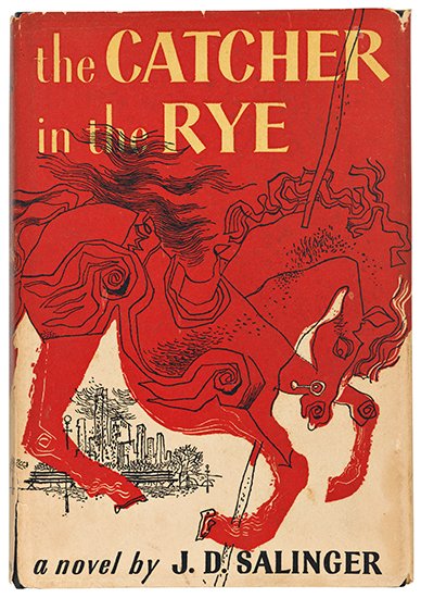 Appraisal: SALINGER J D The Catcher in the Rye vo gilt-lettered