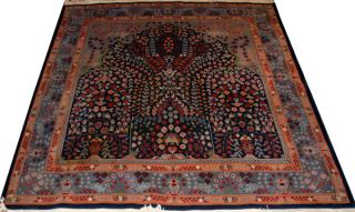 Appraisal: ORIENTAL PERSIAN DESIGN HAND LOOMED WOOL PRAYER RUG ORIENTAL PERSIAN